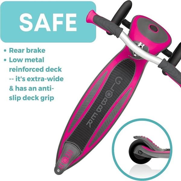 GLOBBER MASTER LIGHTS SCOOTER - DEEP PINK - 662-110