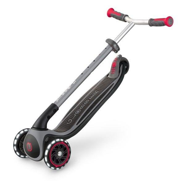 GLOBBER MASTER LIGHTS SCOOTER - BLACK/RED - 662-120