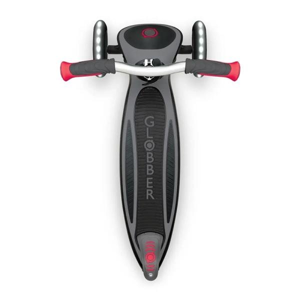 GLOBBER MASTER LIGHTS SCOOTER - BLACK/RED - 662-120