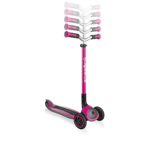 GLOBBER MASTER PRIME SCOOTER - DEEP PINK/BLACK