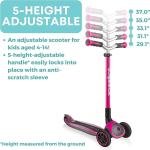 GLOBBER MASTER PRIME SCOOTER - DEEP PINK/BLACK