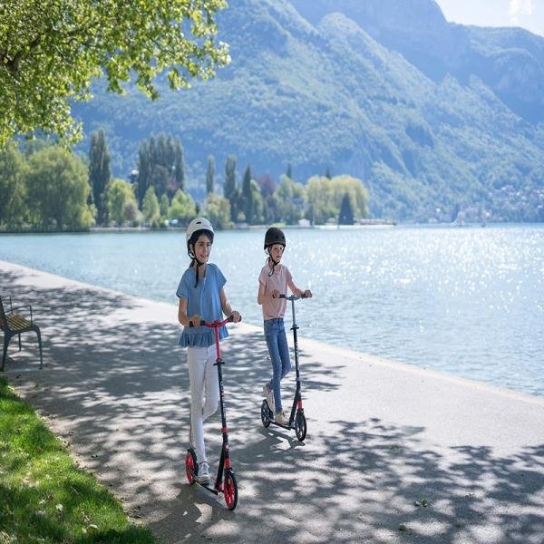 GLOBBER ONE NL 500-205 SCOOTERS - RED/BLACK - 684-102-2