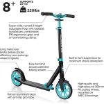 GLOBBER ONE NL 500-205 SCOOTERS - TEAL/BLACK - 684-105-2