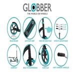 GLOBBER NL500-205 DELUXE SCOOTERS - High Gloss Blue - 685-100