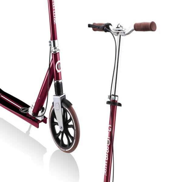 GLOBBER NL500-205 DELUXE SCOOTERS - High Gloss Burgundy - 685-102