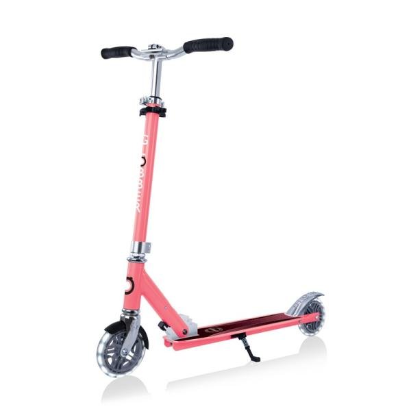 GLOBBER FLOW ELEMENT LIGHTS SCOOTER - CORAL PINK