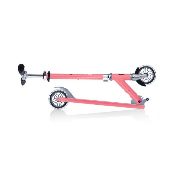GLOBBER FLOW ELEMENT LIGHTS SCOOTER - CORAL PINK