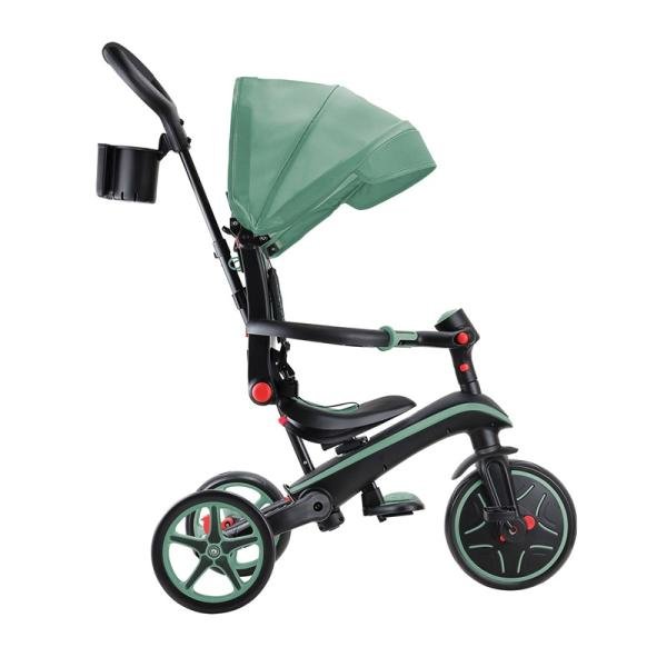 GLOBBER FOLDABLE EXPLORER TRIKE TRICYCLE (4 in 1) - OLIVE