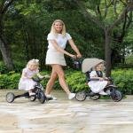 GLOBBER FOLDABLE EXPLORER TRIKE TRICYCLE (4 in 1) - TAUPE