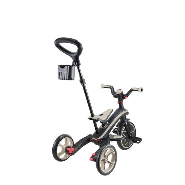 GLOBBER FOLDABLE EXPLORER TRIKE TRICYCLE (4 in 1) - TAUPE