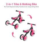 GLOBBER LEARNING TRIKE (2 IN 1) - FUSHIA PINK
