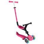 GLOBBER GO•UP ACTIVE LIGHTS SCOOTER - DARK PINK