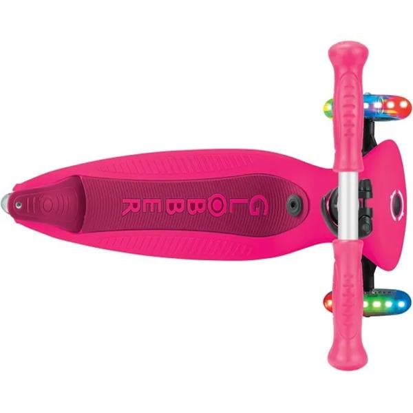GLOBBER GO•UP ACTIVE LIGHTS SCOOTER - DARK PINK