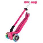 GLOBBER GO•UP ACTIVE LIGHTS SCOOTER - DARK PINK