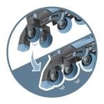 GLOBBER 2 IN 1 LEARNING SKATES (Size. 29-32) - ASH BLUE