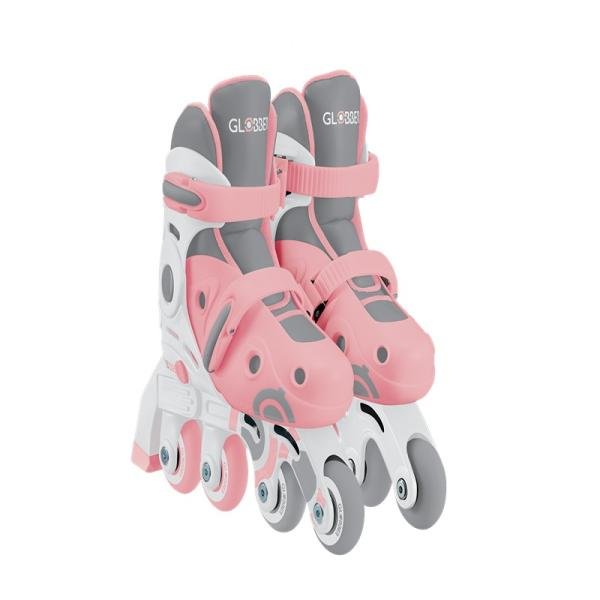 GLOBBER 2 IN 1 LEARNING SKATES (Size. 29-32) - PASTEL PINK