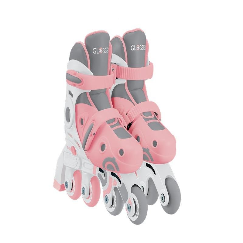 GLOBBER 2 IN 1 LEARNING SKATES (Size. 29-32) - PASTEL PINK