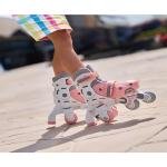 GLOBBER 2 IN 1 LEARNING SKATES (Size. 29-32) - PASTEL PINK