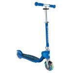 GLOBBER FLOW FOLDABLE JUNIOR LIGHTS SCOOTER - NAVY BLUE