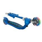 GLOBBER FLOW FOLDABLE JUNIOR LIGHTS SCOOTER - NAVY BLUE