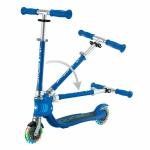 GLOBBER FLOW FOLDABLE JUNIOR LIGHTS SCOOTER - NAVY BLUE