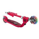 GLOBBER FLOW FOLDABLE JUNIOR LIGHTS SCOOTER - RED