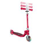 GLOBBER FLOW FOLDABLE JUNIOR LIGHTS SCOOTER - RED