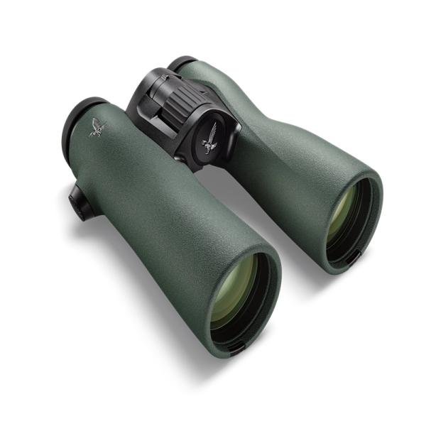 SWAROVSKI NL Pure 12x42 Binocular - Green, 113 m (123.6 yds) field of view at a distance of 1,000 m (1,093.6 yds).