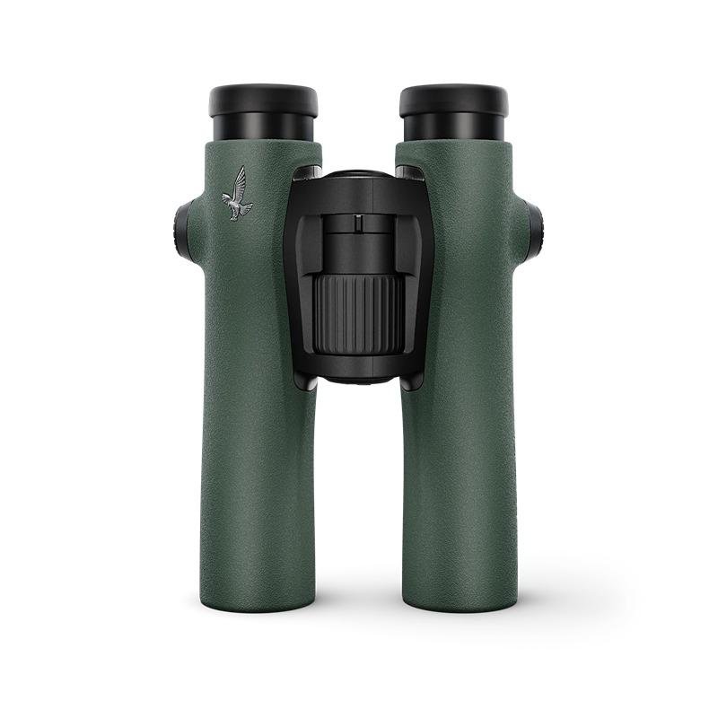 SWAROVSKI NL Pure 10X32 Binocular - Green, 132 m (144.4 yds) field of view at a distance of 1,000 m (1,093.6 yds).