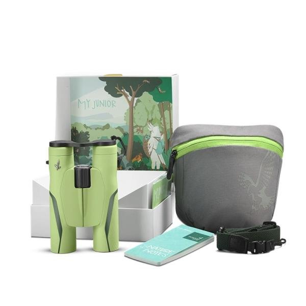 SWAROVSKI MY Junior 7x28 Binocular - Jungle Green, large field of view provides an image section of 378 ft /1,000 yds
