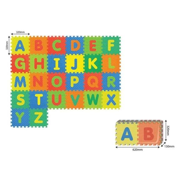 P.JOY PUZZLE MAT ALPHBET (A-Z) 26PCS 12 - 1002