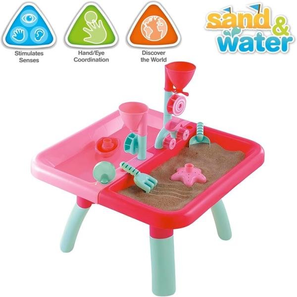 ELC OUTDOOR SAND & WATER TABLE PINK - 141657