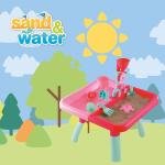 ELC OUTDOOR SAND & WATER TABLE PINK - 141657