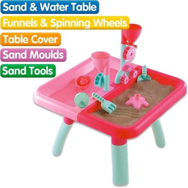 ELC OUTDOOR SAND & WATER TABLE PINK - 141657
