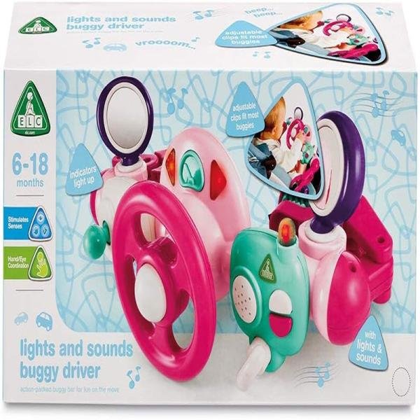 ELC DWALL L&S BUGGY DRIVER PINK B/O - 147697