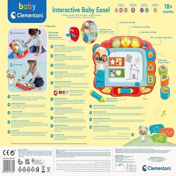 CLEMENTONI BABY INTERACTIVE EASEL B/O - 17660
