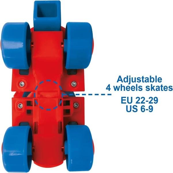 MONDO ROLLER 4WH. SPIDERMAN SKATES 22-29 - 18390