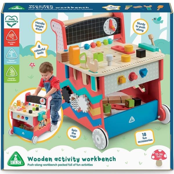 ELC CLASSIC WOOD ACTIVITY WORKBENCH - 200945