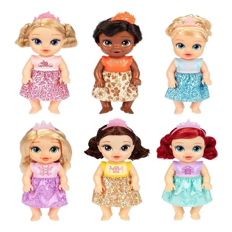 JAKKS DPRINCESS BABY VALUE DOLL 12" 6ASST - 217654