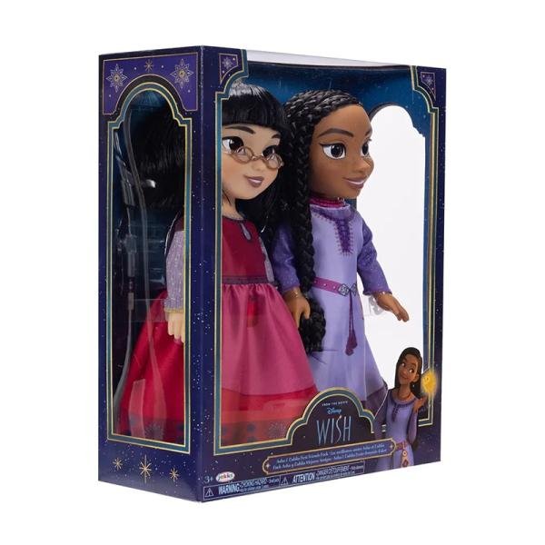 JAKKS WISH DOLL ASHA&DAHLIA 2PACK 38CM - 231324