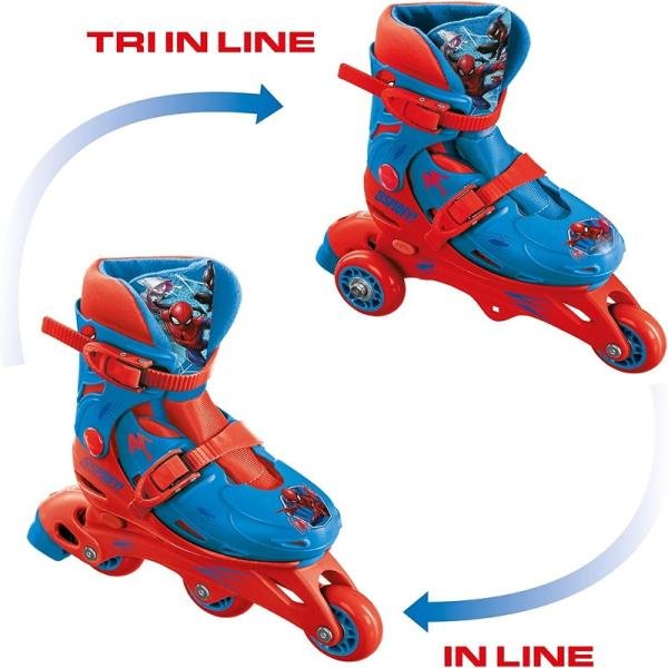 MONDO ROLLER SPIDERMAN TRI INLINE SKATES - 28631