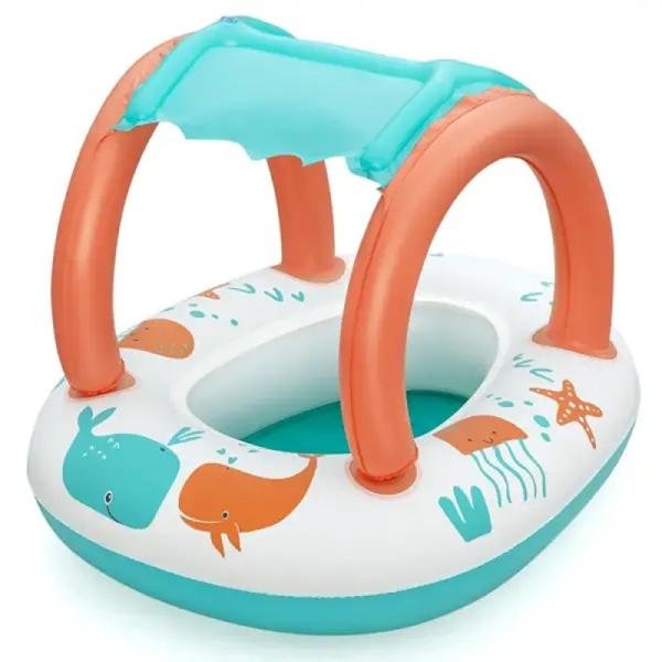 Bestway BWAY UVCARE BABYSEAT SEA ANIMALS 84X67 - 34203