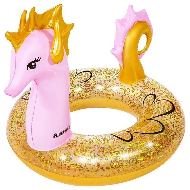 Bestway BWAY SWIM RING GLITER SEAHORSE 115X104CM - 36305BW