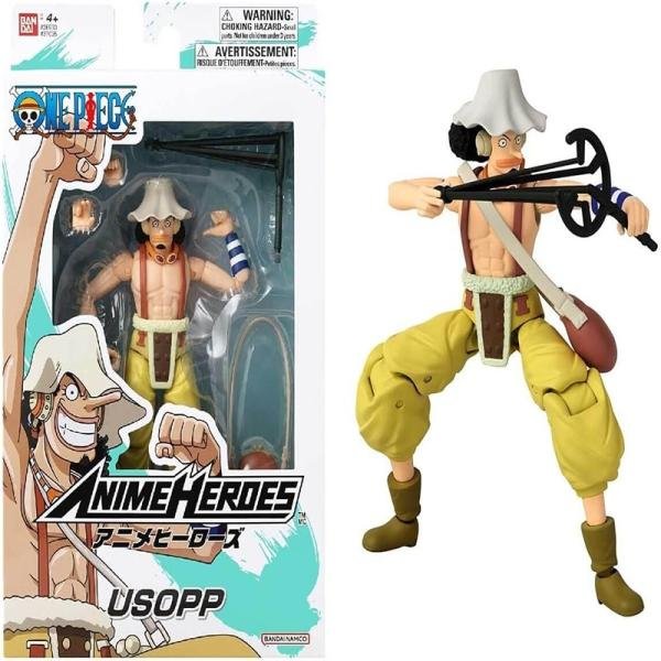 BANDAI ANIME HEROES ONE PIECE USOPP 7" - 37005