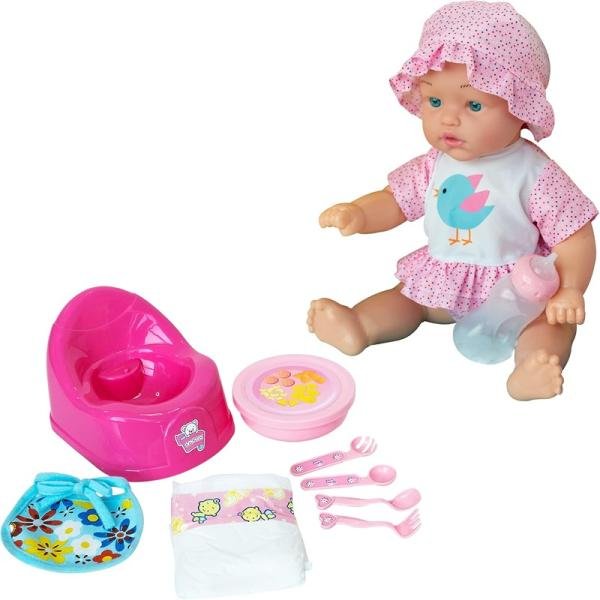 TOYPRO BABY AMOURA DOLL&WET B/O 18" - 4008