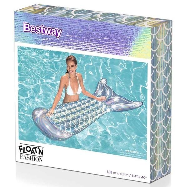 Bestway BWAY IRIDESCENT MER. TAIL LOUNGE 193X101 - 43413