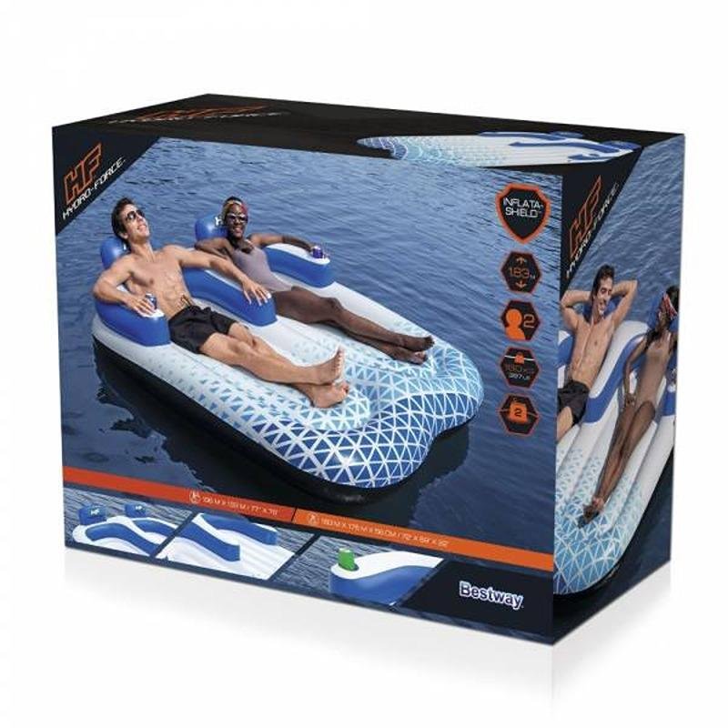 Bestway BWAY LOUNGE INDIGO WAVE DOUBLE 196X193CM - 43534