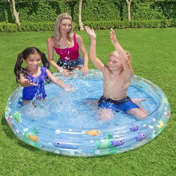Bestway BWAY POOL 3-RING DEEP DIVE 152X30CM - 51004