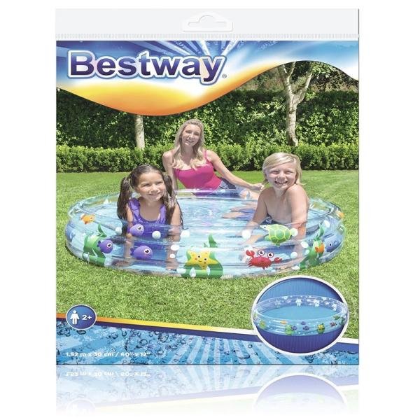 Bestway BWAY POOL 3-RING DEEP DIVE 152X30CM - 51004