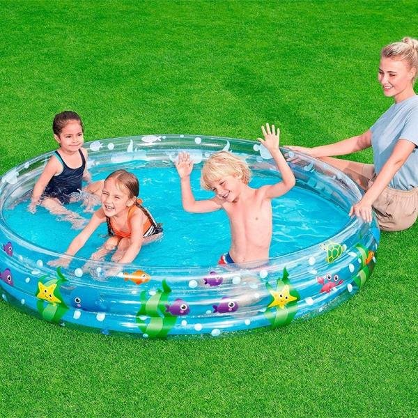 Bestway BWAY POOL DEEP DIVE 3-RING 183X33 - 51005
